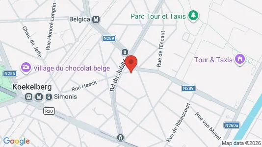 Apartments for rent i Brussels Sint-Jans-Molenbeek - kort over placeringen