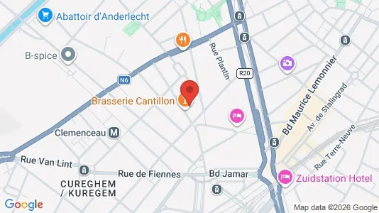 Apartments for rent i Brussels Anderlecht - kort over placeringen