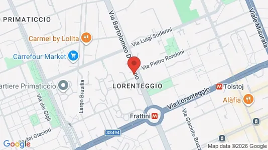 Rooms for rent i Milano Zona 6 - Barona, Lorenteggio - kort over placeringen