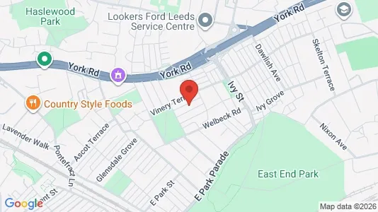 Apartments for rent i Leeds - West Yorkshire - kort over placeringen