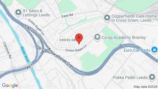 Apartments for rent i Leeds - West Yorkshire - kort over placeringen
