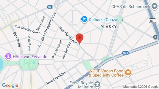 Apartments for rent i Brussels Schaarbeek - kort over placeringen