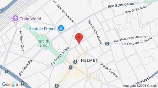Apartments for rent i Brussels Schaarbeek - kort over placeringen