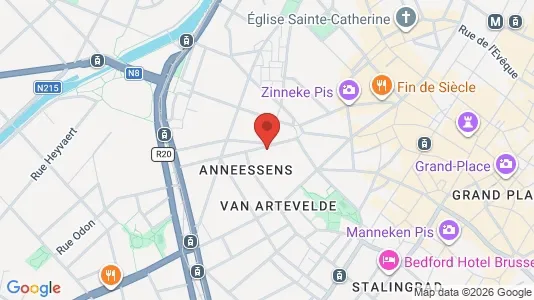 Apartments for rent i Stad Brussel - kort over placeringen