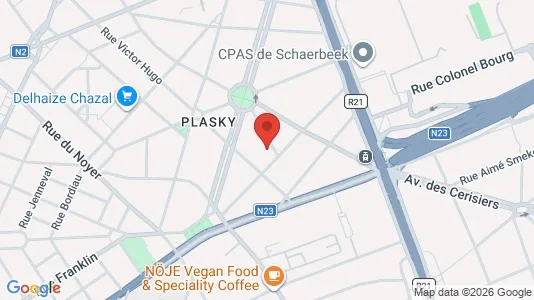Apartments for rent i Brussels Schaarbeek - kort over placeringen