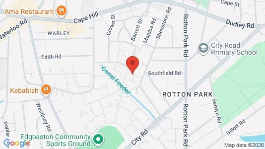 Apartments for rent i Birmingham - West Midlands - kort over placeringen