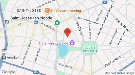 Apartments for rent i Stad Brussel - kort over placeringen