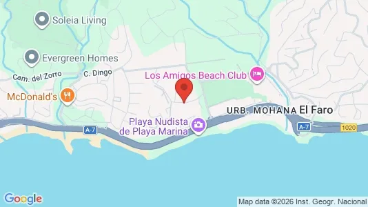 Apartments for rent i Fuengirola - kort over placeringen