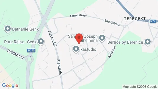 Apartments for rent i Genk - kort over placeringen