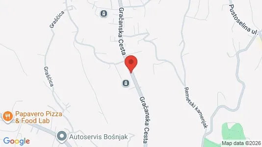 Apartments for rent i Sljeme (Medvednica-Tomislavac) - kort over placeringen