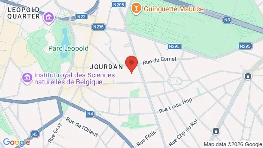 Apartments for rent i Brussels Etterbeek - kort over placeringen