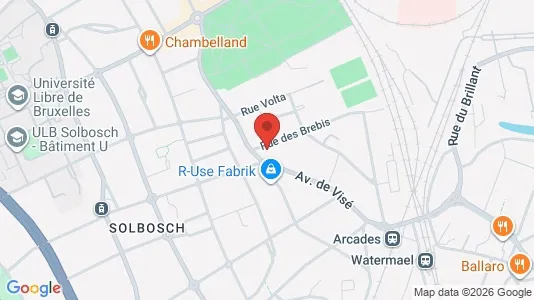 Apartments for rent i Brussels Watermaal-Bosvoorde - kort over placeringen