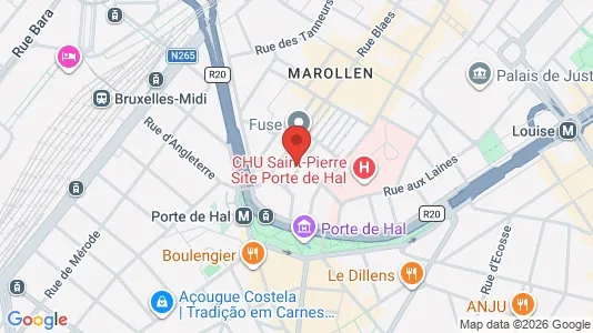 Apartments for rent i Stad Brussel - kort over placeringen
