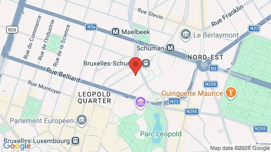 Apartments for rent i Brussels Etterbeek - kort over placeringen