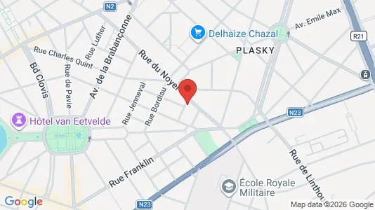 Apartments for rent i Stad Brussel - kort over placeringen