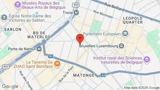 Apartments for rent i Brussels Elsene - kort over placeringen