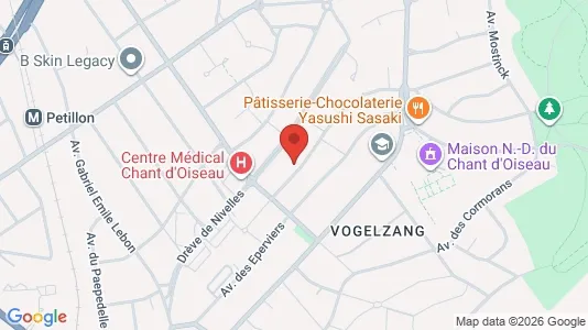 Apartments for rent i Brussels Sint-Pieters-Woluwe - kort over placeringen