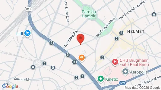 Apartments for rent i Brussels Schaarbeek - kort over placeringen