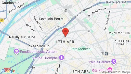 Apartments for rent in Paris 17ème arrondissement - Photo from Google Street View
