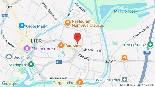 Apartments for rent i Lier - kort over placeringen
