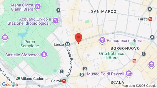 Rooms for rent i Milano Zona 1 - Centro storico - kort over placeringen