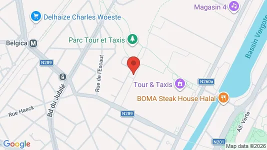 Apartments for rent i Stad Brussel - kort over placeringen