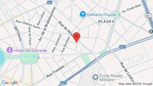 Apartments for rent i Stad Brussel - kort over placeringen