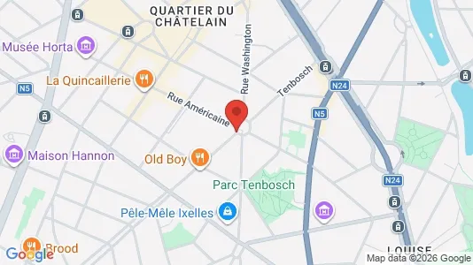Apartments for rent i Brussels Elsene - kort over placeringen