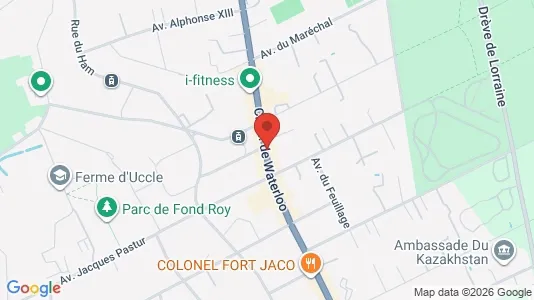 Apartments for rent i Brussels Ukkel - kort over placeringen