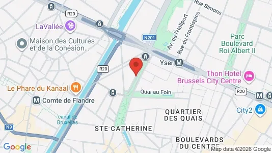 Apartments for rent i Stad Brussel - kort over placeringen