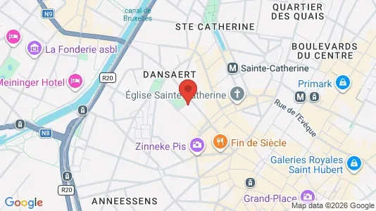 Apartments for rent i Stad Brussel - kort over placeringen
