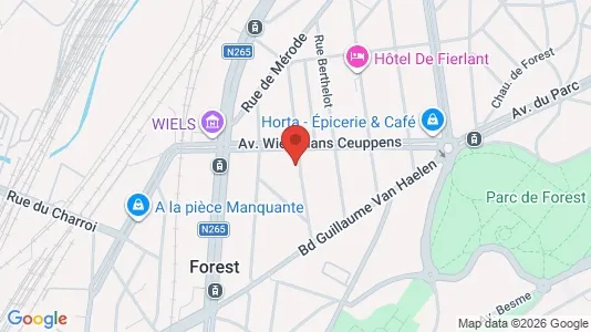 Apartments for rent i Brussels Vorst - kort over placeringen