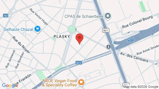 Apartments for rent i Brussels Schaarbeek - kort over placeringen