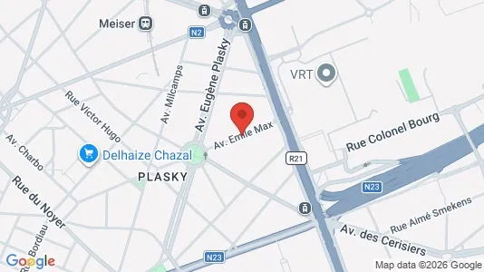Apartments for rent i Brussels Schaarbeek - kort over placeringen