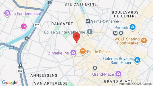 Apartments for rent i Stad Brussel - kort over placeringen