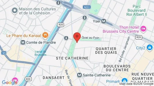 Apartments for rent i Stad Brussel - kort over placeringen