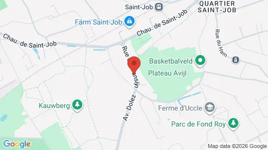Apartments for rent i Brussels Ukkel - kort over placeringen