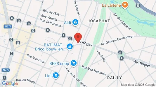 Apartments for rent i Brussels Schaarbeek - kort over placeringen