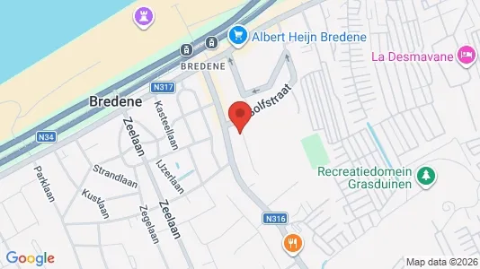 Apartments for rent in Bredene - Photo from Google Street View