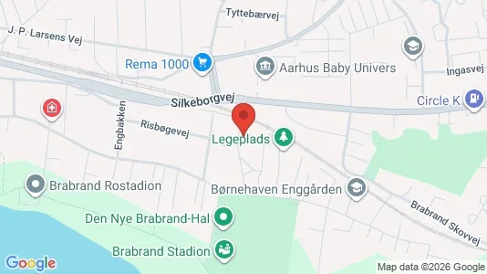 Apartments for rent i Brabrand - kort over placeringen