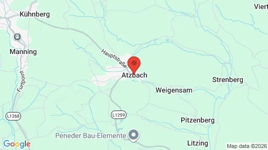 Apartments for rent i Atzbach - kort over placeringen