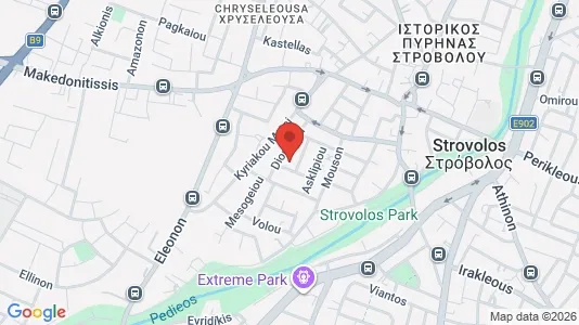 Apartments for rent i Nicosia Strovolos - kort over placeringen