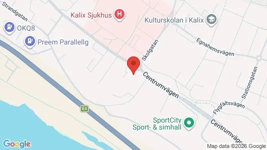Apartments for rent i Kalix - kort over placeringen