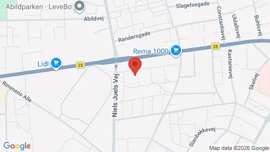 Apartments for rent i Frederikshavn - kort over placeringen