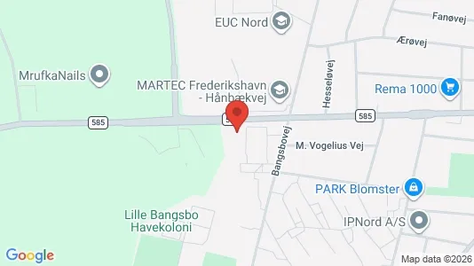 Apartments for rent i Frederikshavn - kort over placeringen