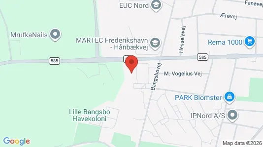 Apartments for rent i Frederikshavn - kort over placeringen