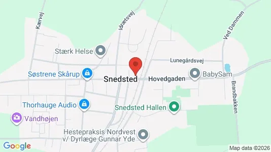 Apartments for rent i Snedsted - kort over placeringen