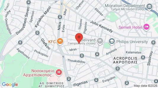 Apartments for rent i Nicosia Strovolos - kort over placeringen