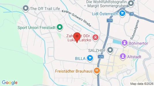 Apartments for rent i Freistadt - kort over placeringen