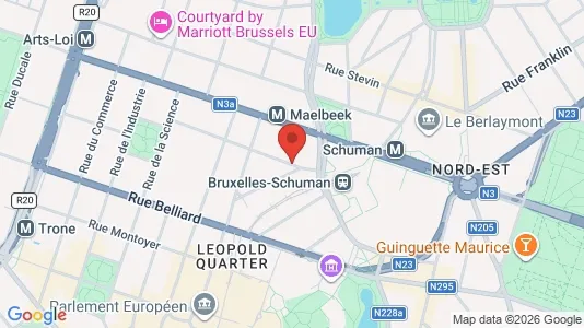 Apartments for rent i Brussels Etterbeek - kort over placeringen